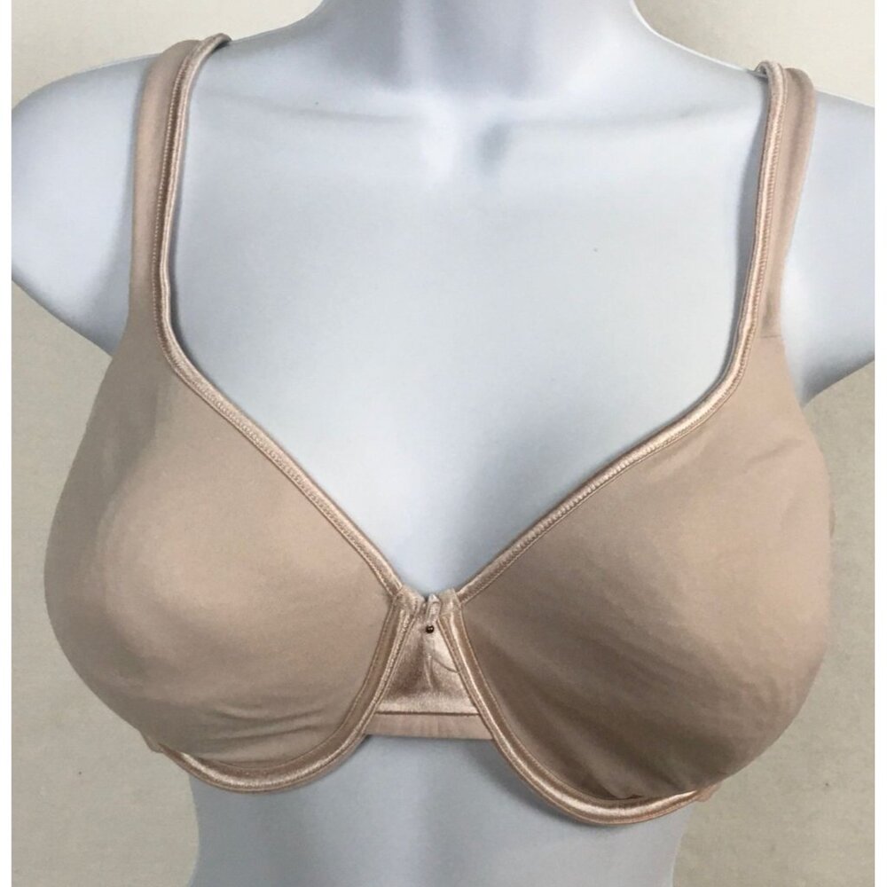 Vanity Fair Womens Bra Size 40C Underwire Beige Back Close Style 75335 Lined